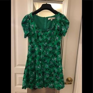 Mini floral skater dress